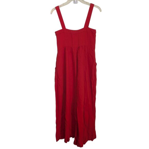 Steven Alan Wide Leg Sleeveless Caravan Jumpsuit in Paprika, Size Small - Picture 5 of 7